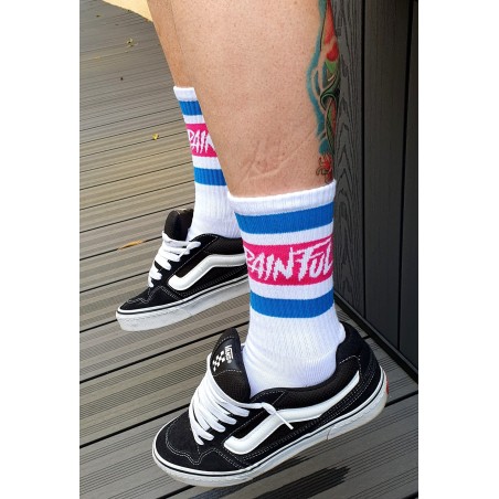 Chaussettes stripe néon