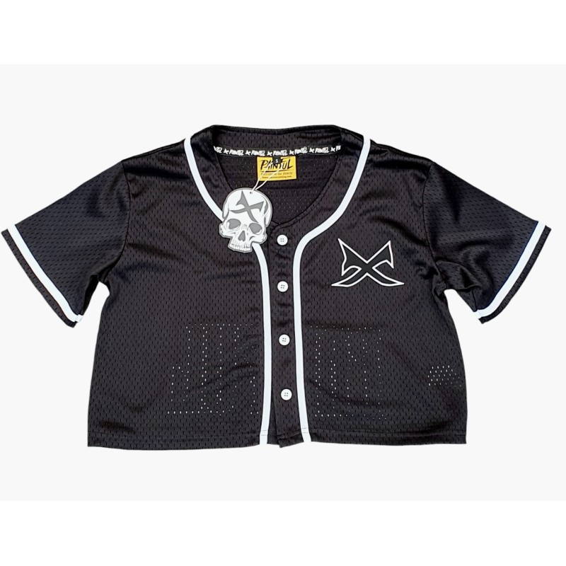 Chemise baseball femme