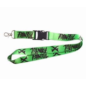 Painful green lanyard