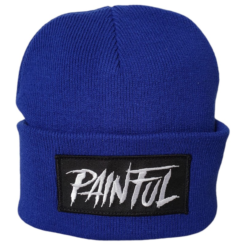 Painful clothing - blue  trash beanie