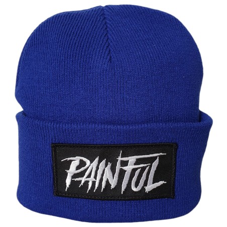 Painful clothing - blue  trash beanie