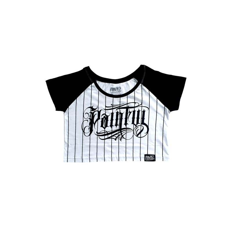 Baseball crop top