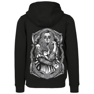 Painful clothing -  Calavera zip hoodie