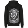 Painful clothing -  Calavera zip hoodie